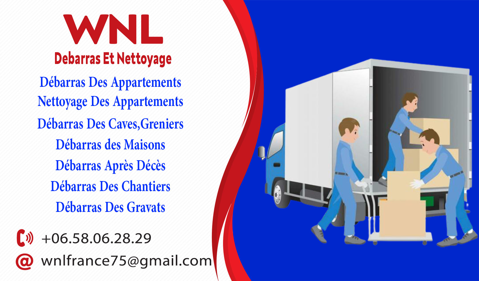 debarras WNL DEBARRAS ET NETTOYAGE