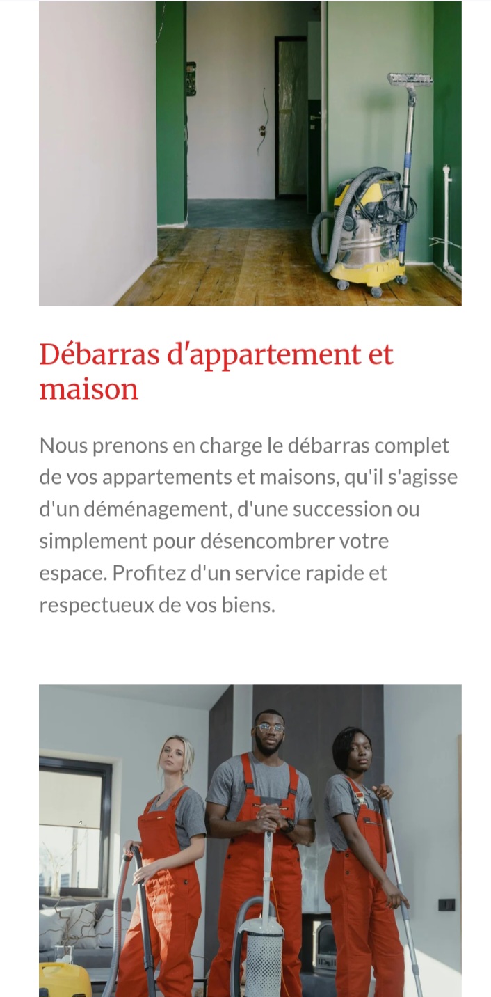 Tarif débarras WNL DEBARRAS ET NETTOYAGE