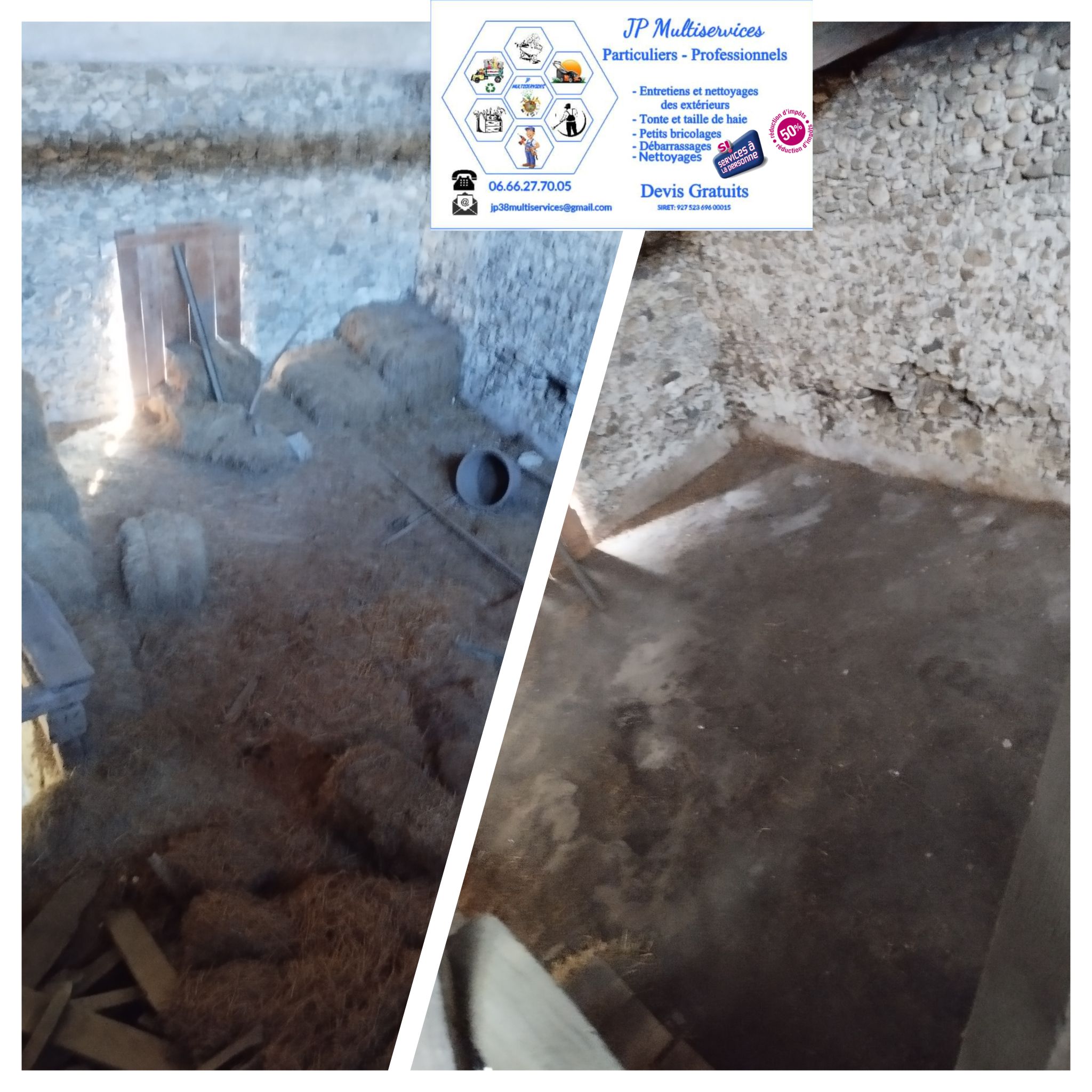 Tarif débarras Jp multiservices
