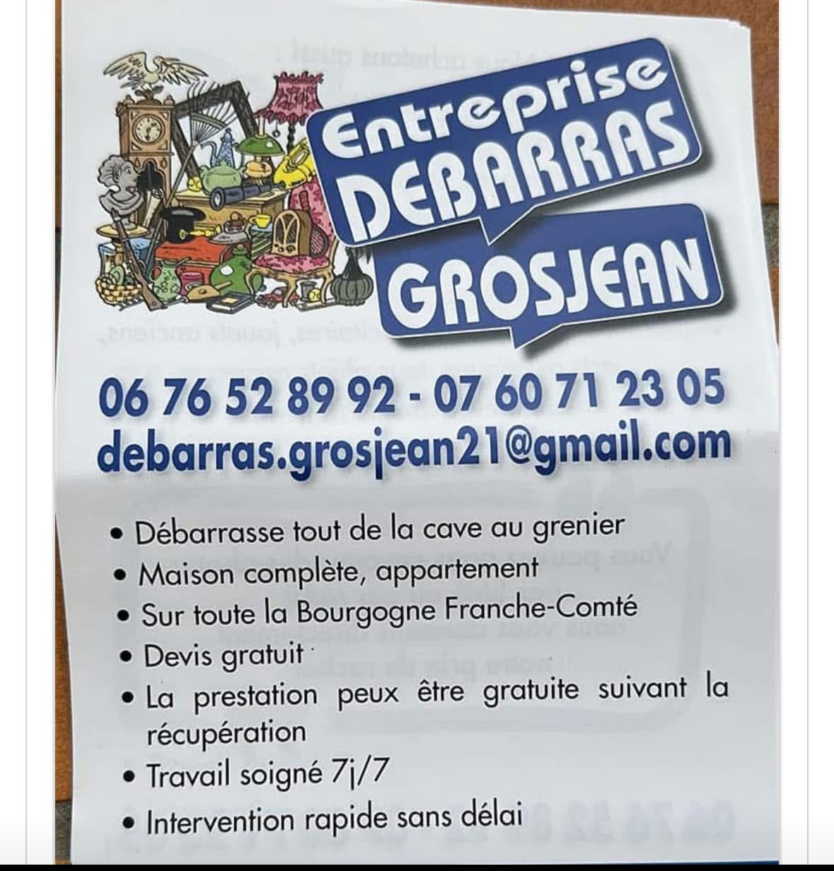 debarras DEBARRAS GROSJEAN