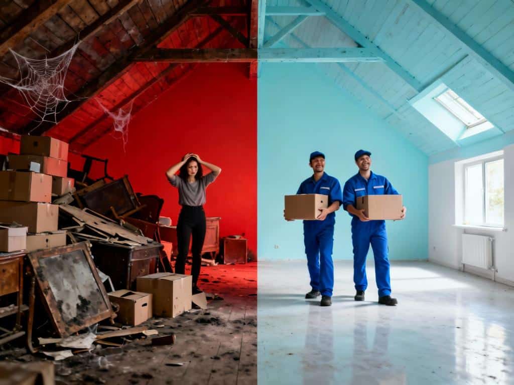 Débarras, Videz votre grenier rapidement avec des professionnels