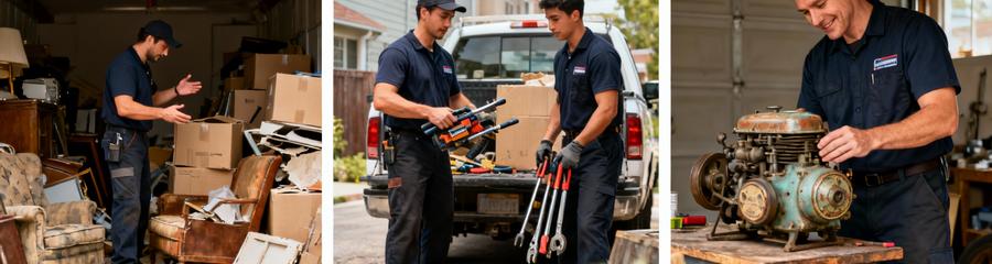 Triptyque tarification débarras garage : facturé, gratuit ou indemnisé selon valeur objets