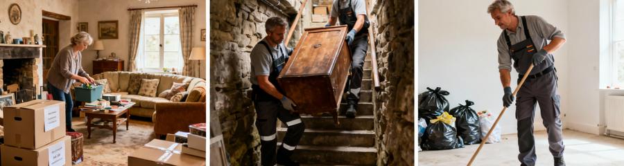 Types Debarras Aude Succession Cave Nettoyage Triptyque débarras Aude : succession, évacuation cave, nettoyage final complet