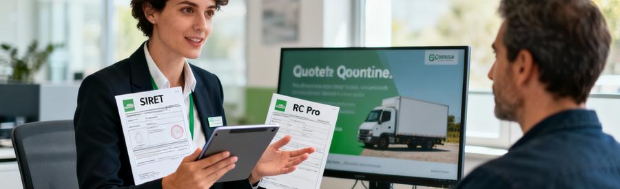 Client consultant professionnel débarras, vérification certifications et devis détaillé