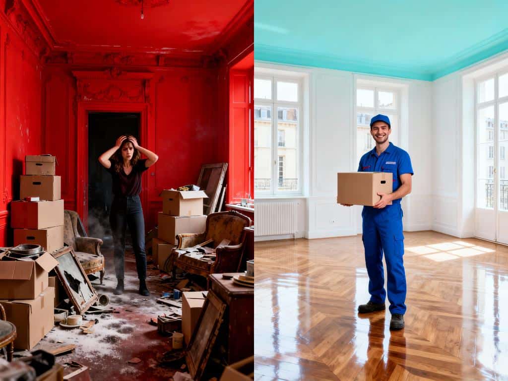 Débarras d'une maisson dans la ville de Lyon