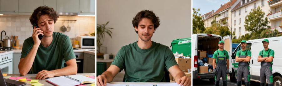 Comparaison simplifiée offres débarras Nanterre versus méthode traditionnelle appels multiples professionnels