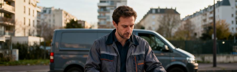 Débarrasseur comparant offres papier pour vide-maison à Saint-Maur-des-Fossés, illustration tarifs locaux