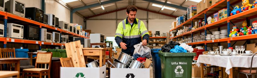 Débarrasseur en pied triant objets évacués zones recyclage associations déchetterie Paris 17ème arrondissement