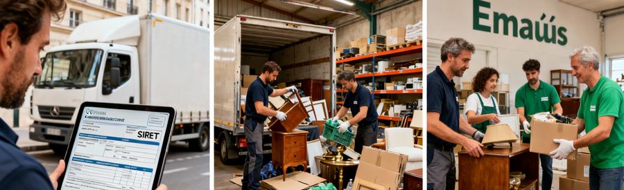 Debarras Paris Professionnels Certifies Tri Valorisation Triptyque professionnel débarras certifié, tri valorisation et don association Paris