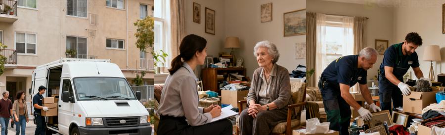 Intervention Discrete Respectueuse Diogene Professionnels discrets intervenant avec respect pour débarras sensible en milieu résidentiel