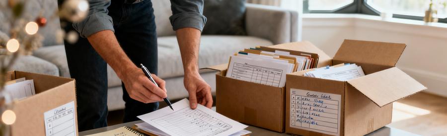 Organisation documents pour comparer offres débarras habitation Champs-sur-Marne