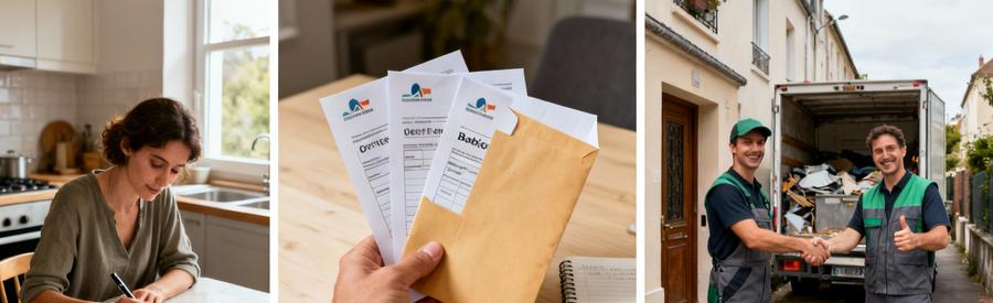 Processus Comparaison Offres Professionnels Bobigny Processus en 3 étapes : remplir formulaire, recevoir offres de professionnels, choisir prestataire à Bobigny