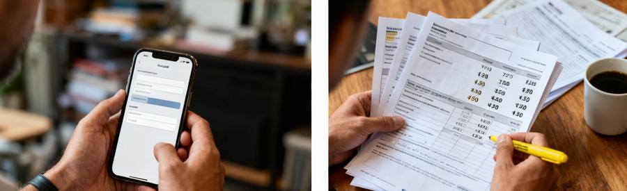 Processus Comparaison Offres Professionnels Sarcelles Processus de comparaison d'offres de débarrasseurs : formulaire en ligne, propositions reçues et analyse des tarifs