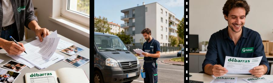 Organisation demande débarras Créteil : préparation dossier, consultation professionnelle, comparaison offres locales