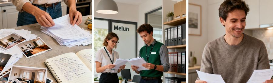 Processus mise en relation débarrasseurs Melun : préparation dossier, réception offres professionnelles qualifiées