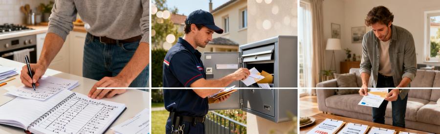 Processus en 3 étapes : préparation inventaire, réception offres, comparaison devis débarras professionnels