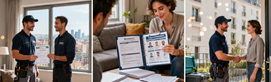 Critères choix professionnel débarras qualifié : vérification assurances, consultation avis clients Issy-les-Moulineaux