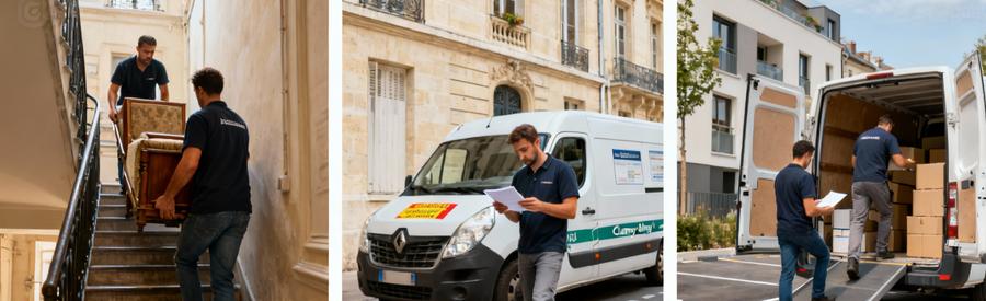 Contraintes débarras selon quartiers Versailles : escaliers anciens centre-ville versus accès facilités secteurs modernes