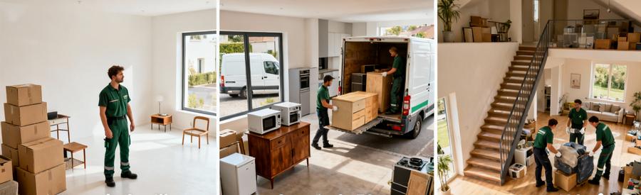 Évacuation encombrants selon surface habitation : studio, appartement F3, maison pavillonnaire à Combs-la-Ville