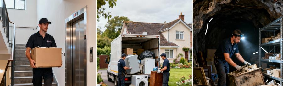 Professionnels débarras intervenant appartement, maison individuelle et cave à Créteil selon type habitation