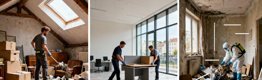 Professionnels débarras intervenant grenier résidentiel, local commercial et situation insalubrité Montigny-Bretonneux