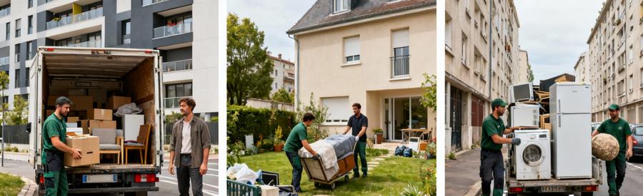 Débarrasseurs professionnels intervenant dans différents quartiers de Drancy et communes limitrophes Seine-Saint-Denis