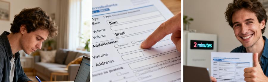 Brest Mise En Relation 5 Etapes Processus de mise en relation pour débarras à Brest : formulaire en ligne en 2 minutes, comparaison de professionnels, sélection du prestataire.