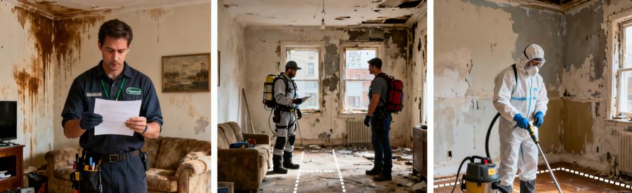 Comparaison Offres Debarras Sinistre Comparaison de trois offres de débarras post-sinistre : évaluation, différences de services, et remise en état professionnelle.