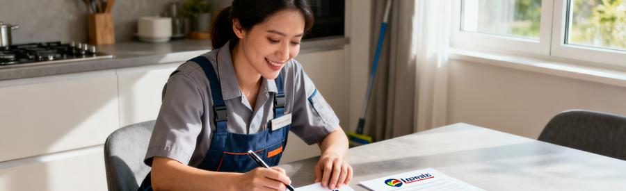 Personne comparant plusieurs offres de professionnels du débarras à Livry-Gargan sur documents papier à domicile