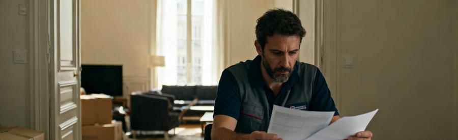 Comparaison Tarifs Professionnels Demenagement Lyon 8 Professionnel comparant plusieurs offres de services sur documents dans appartement Lyon 8ème arrondissement