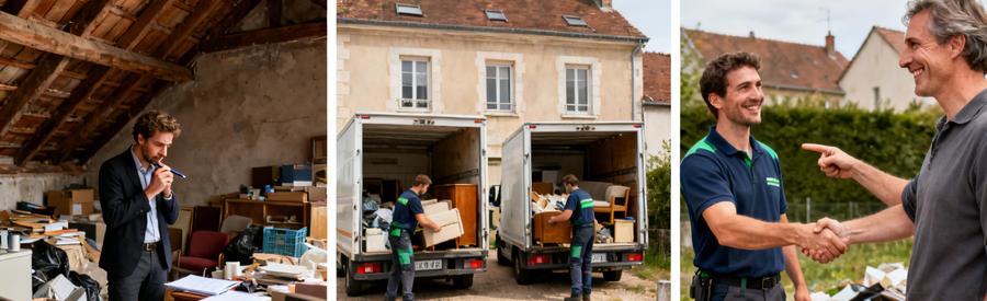 Comparaison de trois débarrasseurs professionnels à Metz : évaluation, concurrence entre entreprises, sélection du meilleur prestataire