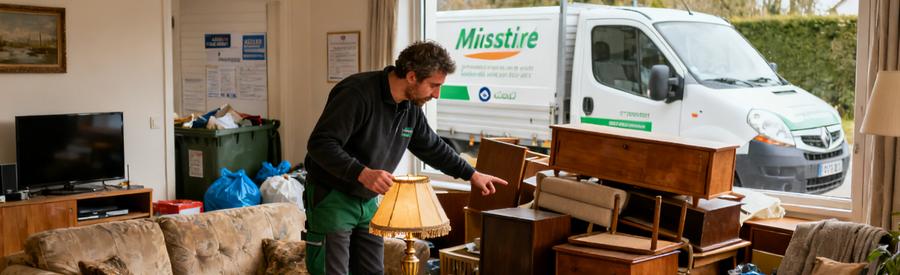 Debarrasseur Finistere Tri Objets Associations Débarrasseur professionnel du Finistère triant des objets récupérables pour associations caritatives plutôt que la benne.