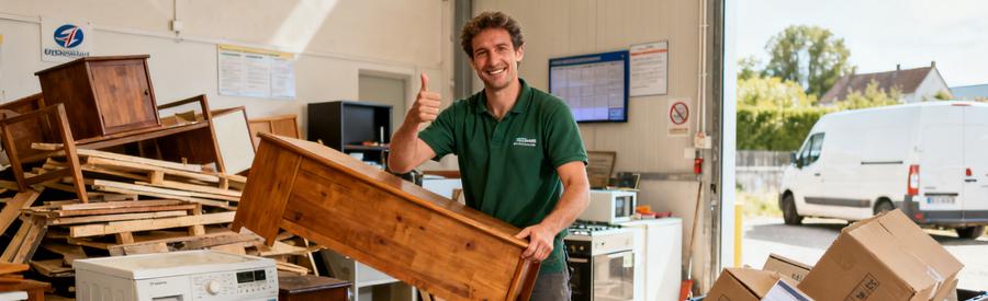 Debarrasseur Tri Valorisation Maine Loire Débarrasseur professionnel en Maine-et-Loire effectuant le tri sélectif des objets pour recyclage et valorisation responsable