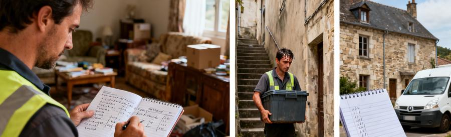 Facteurs Prix Debarras Volume Acces Aveyron Évaluation professionnelle d'un débarras : volume à évacuer, difficulté d'accès par escalier et estimation tarifaire