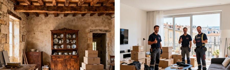 Ferme Gersoise Appartement Auch Situations Variees Ferme traditionnelle gersoise et appartement moderne à Auch montrant la diversité des interventions dans le 32