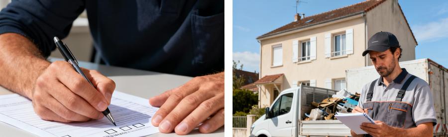 Processus Mise En Relation Professionnels Goussainville Processus simple de mise en relation avec débarrasseurs à Goussainville : formulaire rapide puis intervention professionnelle