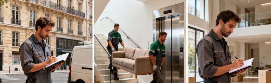 Tarifs Accessibilite Logistique Lyon 6eme Comparaison logistique débarras Lyon 6ème : accessibilité camion, transport avec ascenseur et évaluation grands volumes