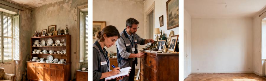 Tri Succession Maison Ancienne Saint Rambert Lyon 9 Intervention professionnelle pour succession dans maison ancienne à Saint-Rambert, Lyon 9ème, tri et évacuation