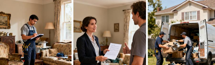 Trois situations de tarification pour un débarras au Puy-en-Velay : évaluation d'objets de valeur, présentation de tarifs