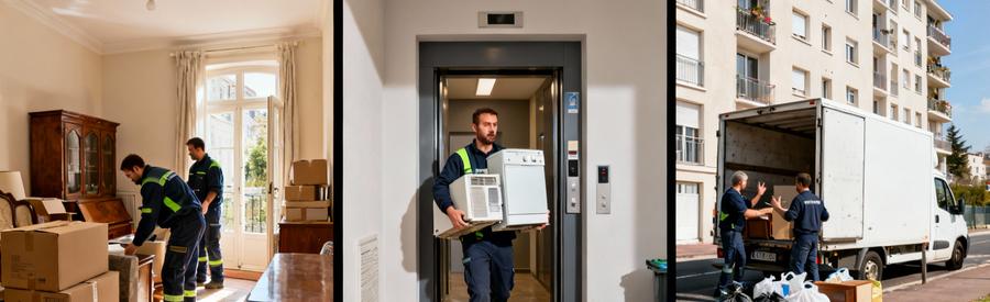 Professionnels réalisant différents types d'interventions à Garges-lès-Gonesse : vide-maison, appartement et chargement