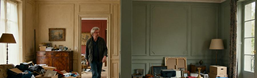 Préparation d'un débarras dans une maison à Houilles, objets à conserver identifiés et regroupés.