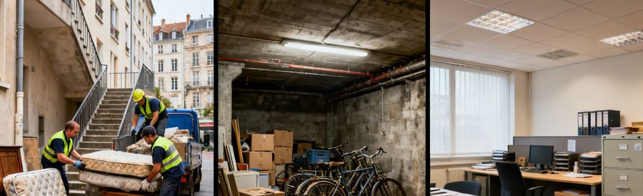 types de débarras pris en charge à Angers