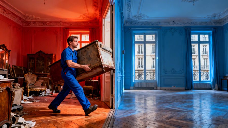 Professionnel en débarras maison Paris