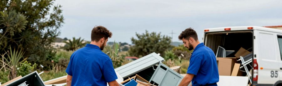 Tri et recyclage des objets recuperes lors d'un debarras Porto-Vecchio