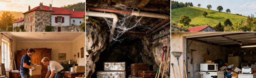 types de débarras couverts dans le département 64