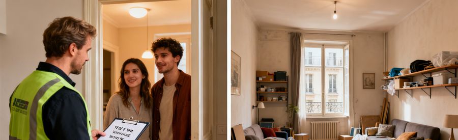 Tarifs et devis pour un débarras en fin de bail professionnel présentant un devis pour un débarras de fin de bail