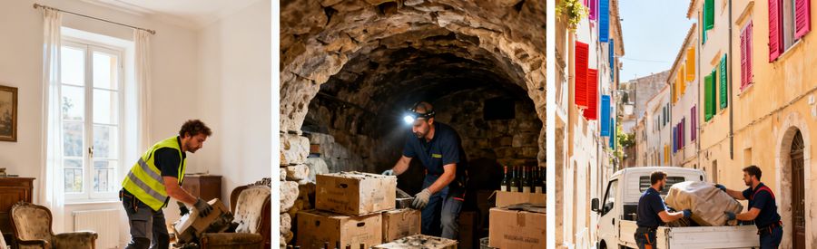 prestations de vidage appartement cave et encombrants à Marseille