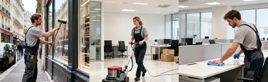 prestations d'une entreprise de nettoyage à Paris 2e