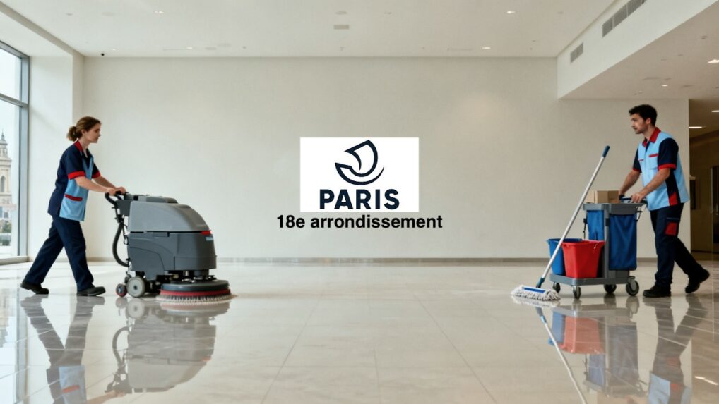 entreprise de nettoyage à Paris 18e